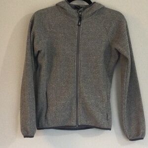 THE NORTH FACE, XSMALL, HOODED FLEECE ZIP UP JACKET, USED